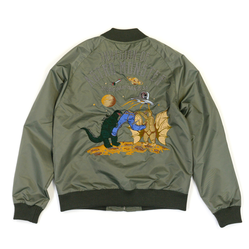 限定生産 ゴジラコラボ刺繍ジャケット | デニム・ジーンズの製造・販売 